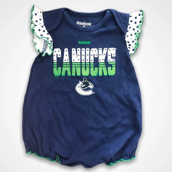 4/$20  Reebok Canucks Onesie - Picture 1 of 4